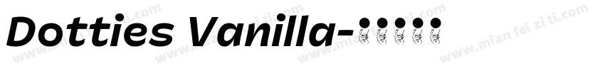 Dotties Vanilla字体转换